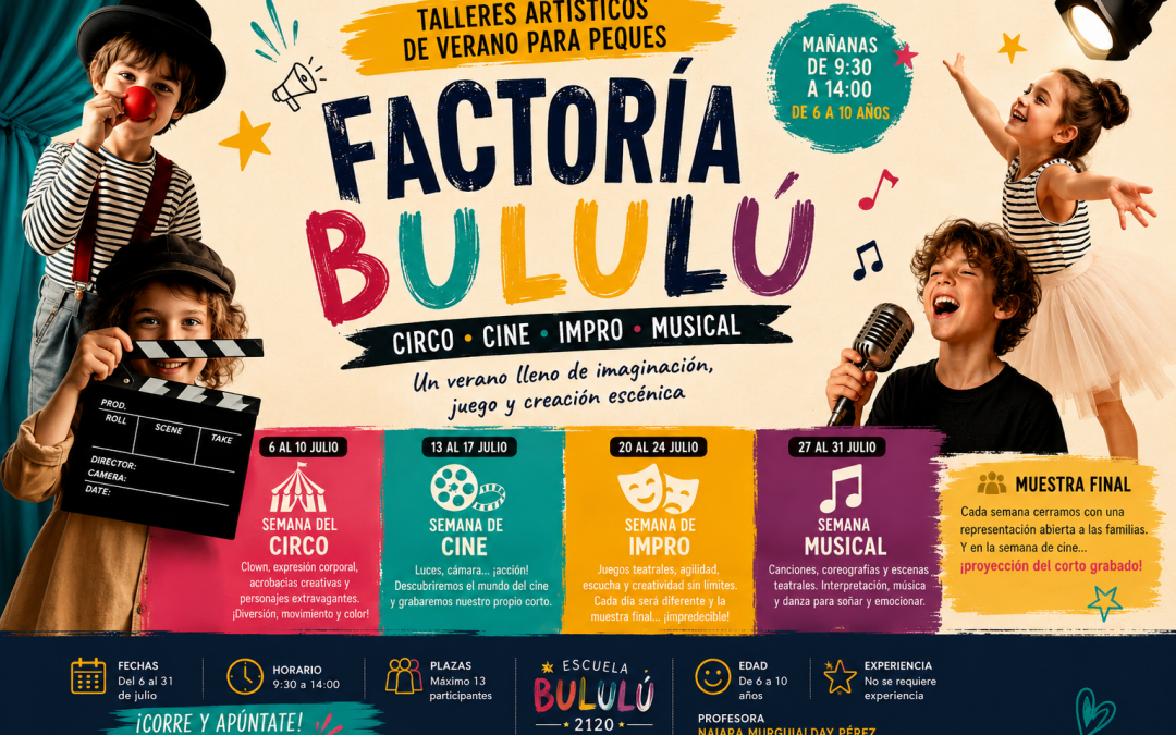 FACTORIA BULULÚ – Talleres en julio para peques